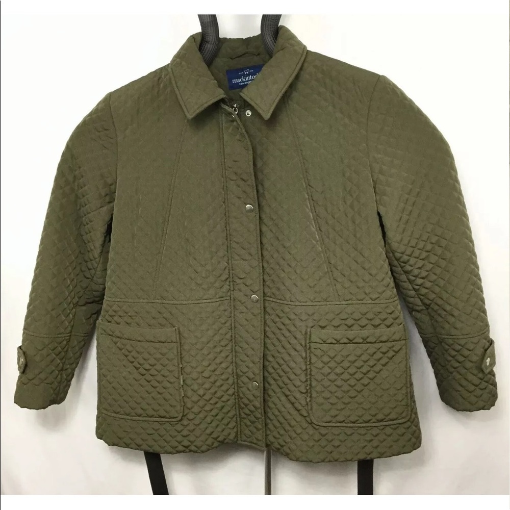 Mackintosh Coat 2XL Women Olive Green
